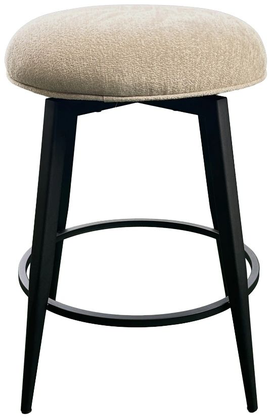 Intercon Champagne Metal Base Barstool-1