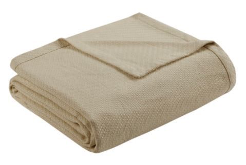 Olliix by Madison Park Liquid Cotton Linen King Blanket-0