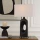 Uttermost® Void Matte Black Table Lamp-1