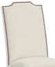 Fairfield® Customizable Entree Dining Empire Tall Back Armless Stack Dining Chair with Tobacco Legs-2
