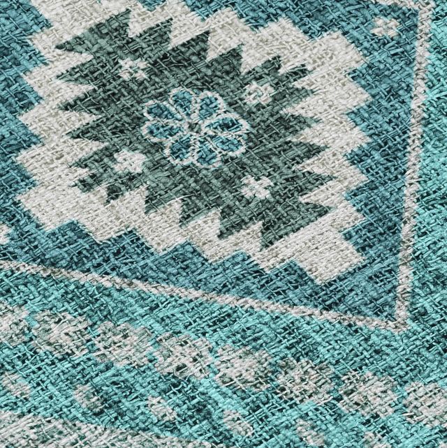Dalyn™ Rug Company Portico PO5 Teal 5'x8' Area Rug-3