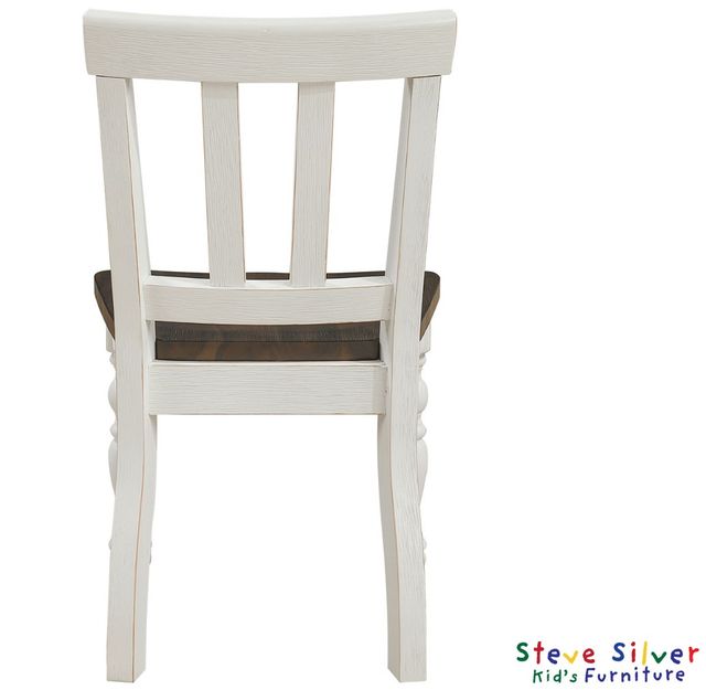 Steve Silver Co. Joanna Ivory/Mocha Kids Side Chair-3