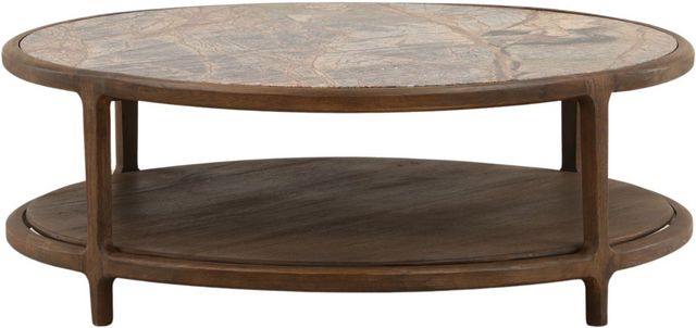 Dovetail Furniture Aruna Dark Brown Coffee Table-0