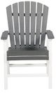 Signature Design by Ashley® Transville 2-Piece Gray/White Polyethylene Outdoor Dining Arm Chair-2