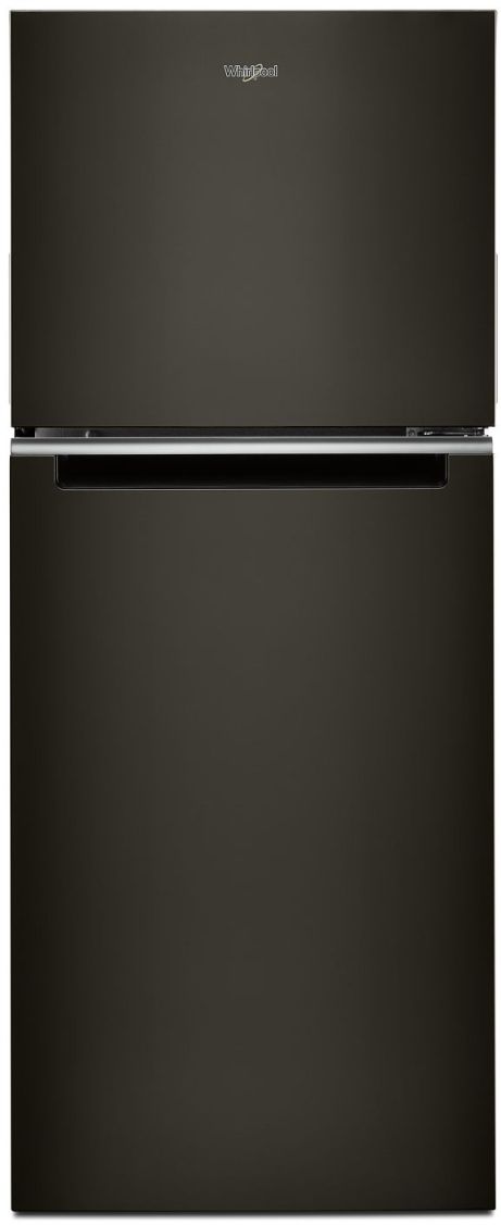 Whirlpool® 24" 11.6 Cu. Ft. Black Stainless Steel Counter Depth Top Freezer Refrigerator-0