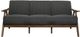 Homelegance® Damala Dark Gray/Walnut Sofa-2
