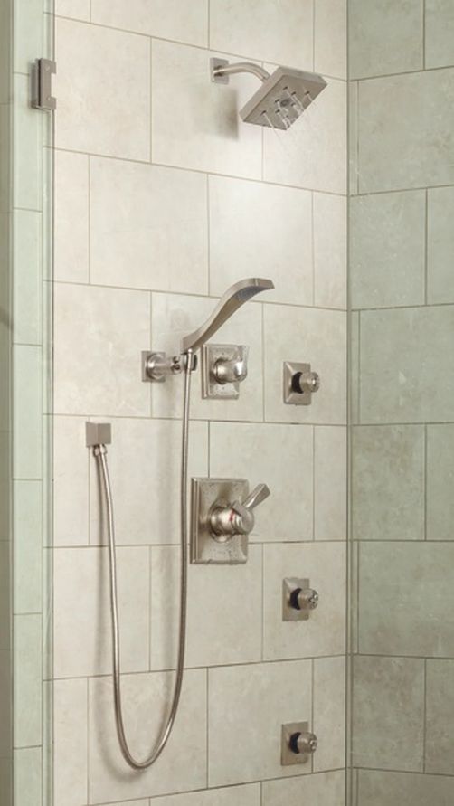 Delta Dryden® Stainless Premium Single-Setting Adjustable Wall Mount Hand Shower-2