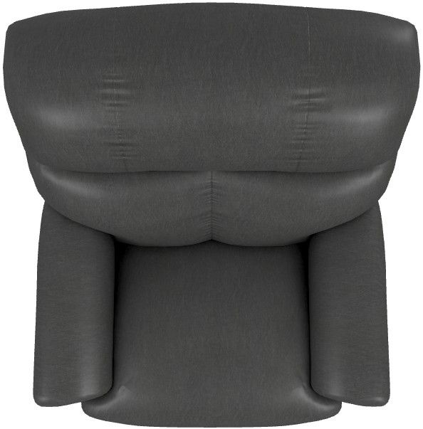 La-Z-Boy® Reed Licorice Leather Power Rocking Recliner with Headrest and Lumbar-5