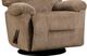 American Wholesale Furniture Hudson Chocolate Manual Swivel Rocker Recliner-1