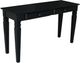 John Thomas Furniture® Java Solid Black Sofa Table-0