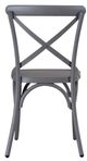 Liberty Furniture Vintage Dark Gray X Back Side Chair-3