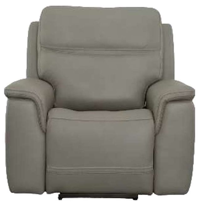 Flexsteel® Sawyer Gray Power Recliner with Power Headrest and Lumbar-3
