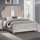 New Classic® Home Furnishings Reflections Silver Queen Panel Bed-1