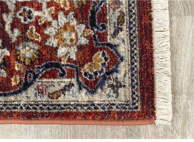Kalora Interiors Serene Blue/Cream/Red 6' x 8' Rug-3
