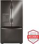 LG 36" 29 Cu. Ft. PrintProof™ Black Stainless Steel Smart Wi-Fi Enabled French Door Refrigerator-1