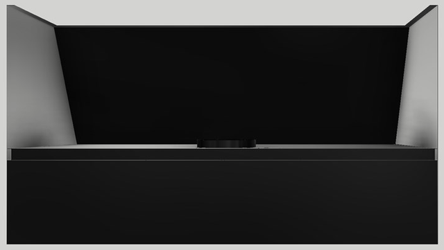 Vent-A-Hood® 54" Black Wall Hood-3