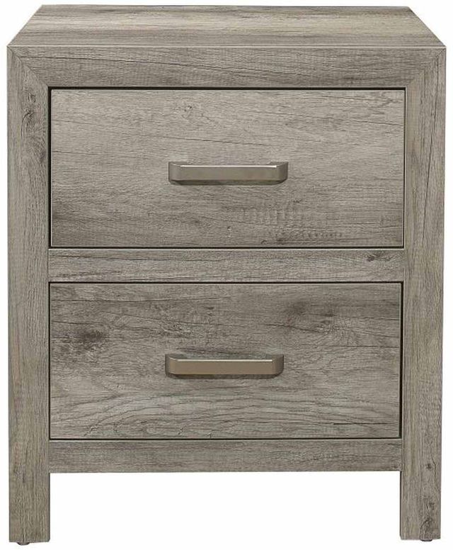 Mazin Furniture® Mandan Gray Nightstand-0