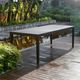 Uttermost® Polanco Java Black Aluminum Indoor-Outdoor Dining Table-1