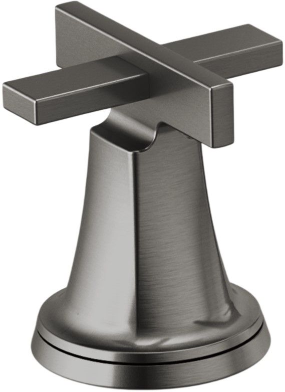 Brizo Levoir® Brilliance® Luxe Steel® Roman Tub Cross Handle Kit-0