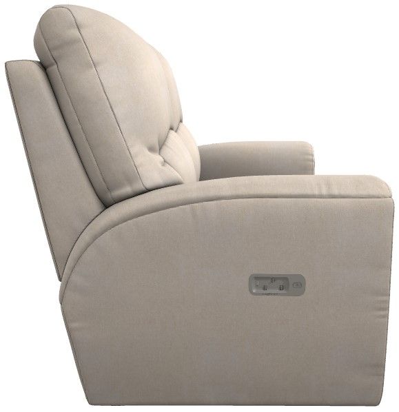 La-Z-Boy® Cassian Sand Power Reclining Loveseat with Headrest and Lumbar-3