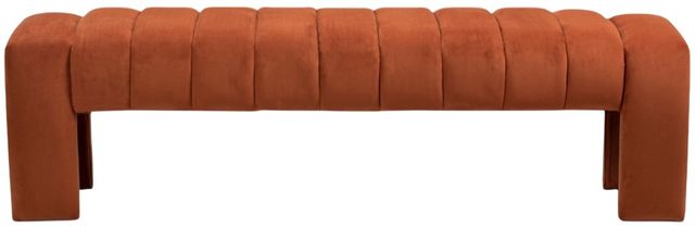 Meridian Furniture Andaz Cognac Accent Bench-1
