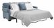 Cindy Crawford Home Liv French Blue Sleeper Sofa-2