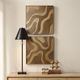 Uttermost® Golden Terrain 2-Piece Bronze/Rich Antique Gold Wall Decor Set-1