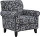 Fusion Furniture Prelude Feather Brianne Powder Accent Chair-0