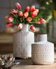 A & B Home Gold/White Vase-5
