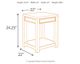 Signature Design by Ashley® Gavelston Black End Table-3