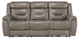 Mazin Furniture Lance Brown Power Double Reclining Sofa-1