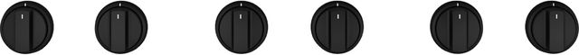 Café™ 36" Flat Black Pro Range Handle and Knob Kit-1
