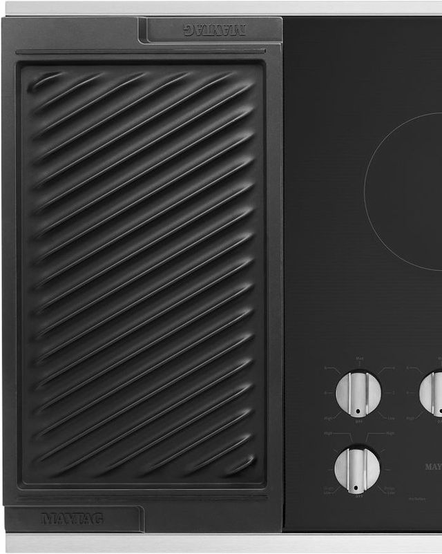 Maytag® 36” Stainless Steel Electric Cooktop-2