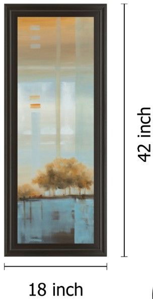 Classy Living Carol Robinson Window On The Word I 18" Wall Art-2