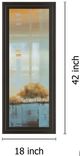 Classy Living Carol Robinson Window On The Word I 18" Wall Art-2