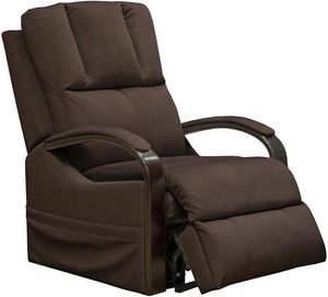 iAmerica Moss Walnut Power Lift Recliner with Heat and Massage