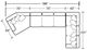 Jackson Furniture Mammoth 3-Piece Smoke Right Side Facing Sectional-1