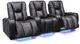 Palliser® Furniture Media 3-Piece Black Theater Seating-0