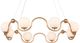 Currey & Company Galahad Antique Brass/White Chandelier-2