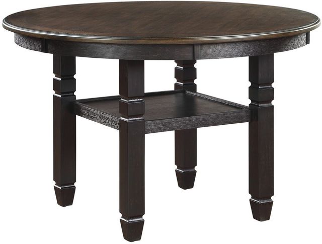 Mazin Furniture Asher 5-Piece Black/Brown Dining Set-1