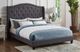 Titus Furniture Charcoal King Upholstered Panel Bed-1