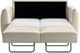 Luonto® Furniture Jamie Soft Antique/Walnut Queen Sleeper Loveseat-1