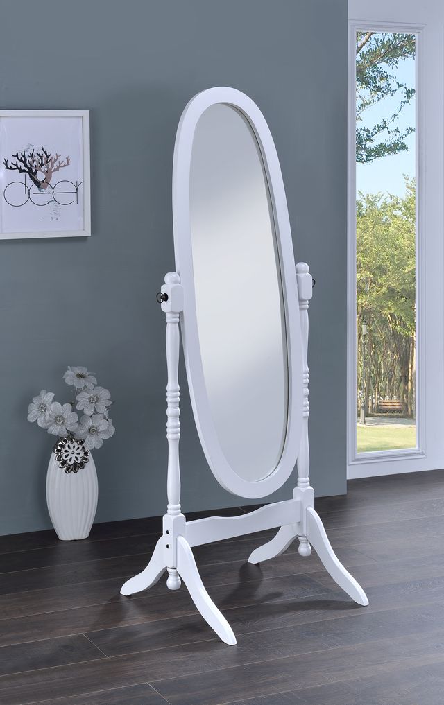 Coaster® Foyet White Mirror-4