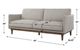 Uttermost® Freefall Gray Ceruse Sofa-2
