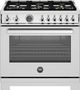 Bertazzoni Professional Series 36" Stainless Steel Pro Style Dual Fuel Range-0