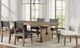 Steve Silver Co. Aubrey 7-Piece Black/Eggshell/Waxed Driftwood Dining Set-1