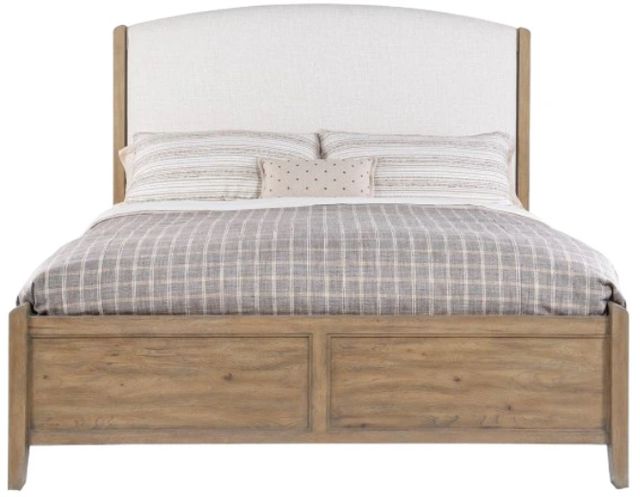 Hooker® Furniture Vineyard Row Sonoma/White Zin California King Upholstered Panel Bed-2