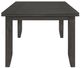 Coaster® Dalila 5-Piece Dark Gray Rectangular Dining Table Set-3