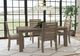 A-America® Anacortes Dark Taupe Leg Dining Table-1