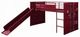 ACME Furniture Cargo Red Twin Loft Bed with Slide-0